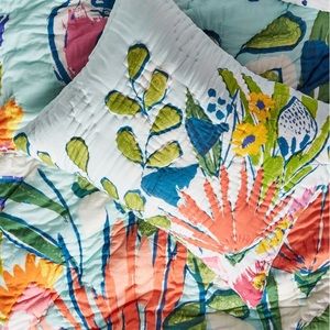 Anthropologie Lulie Wallace Floral SHAM